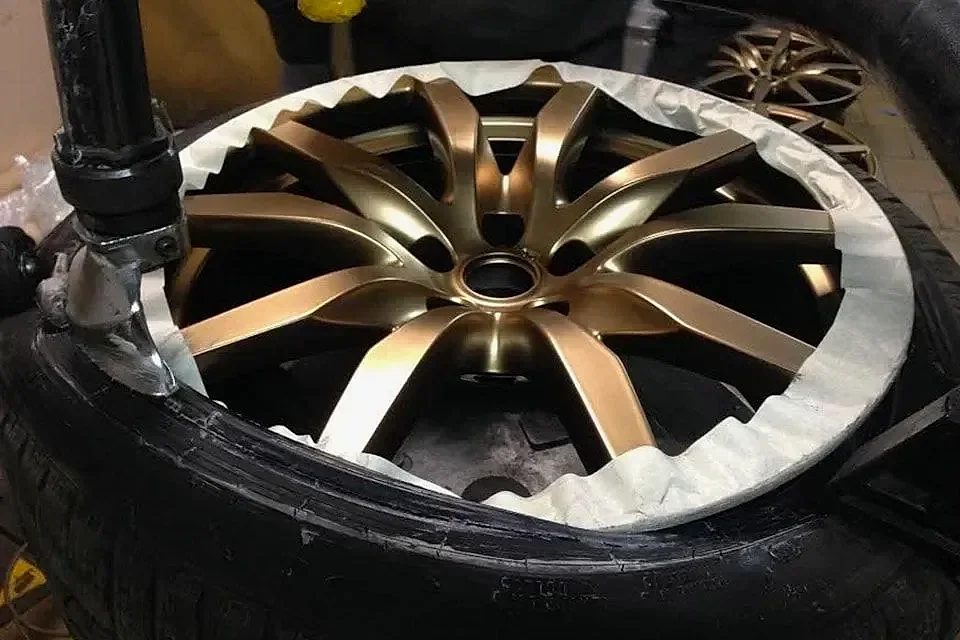 Покраска дисков для «Nissan GT-R»