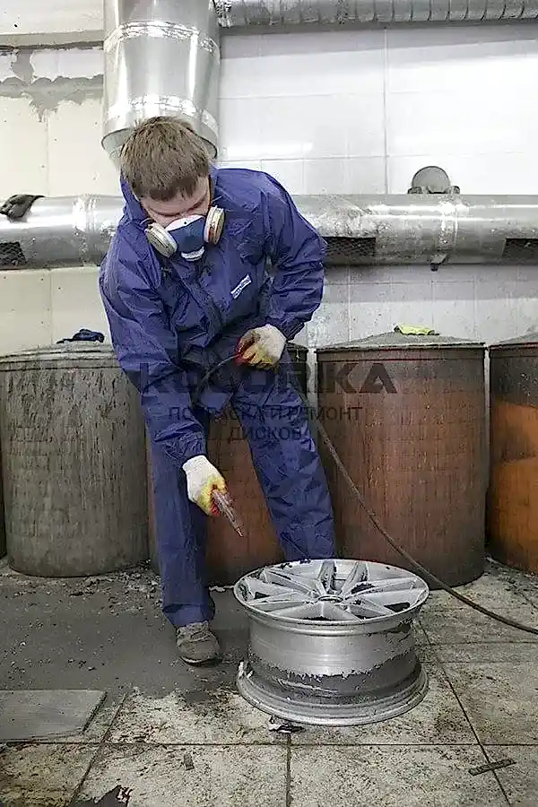  Пескоструйная обработка дисков