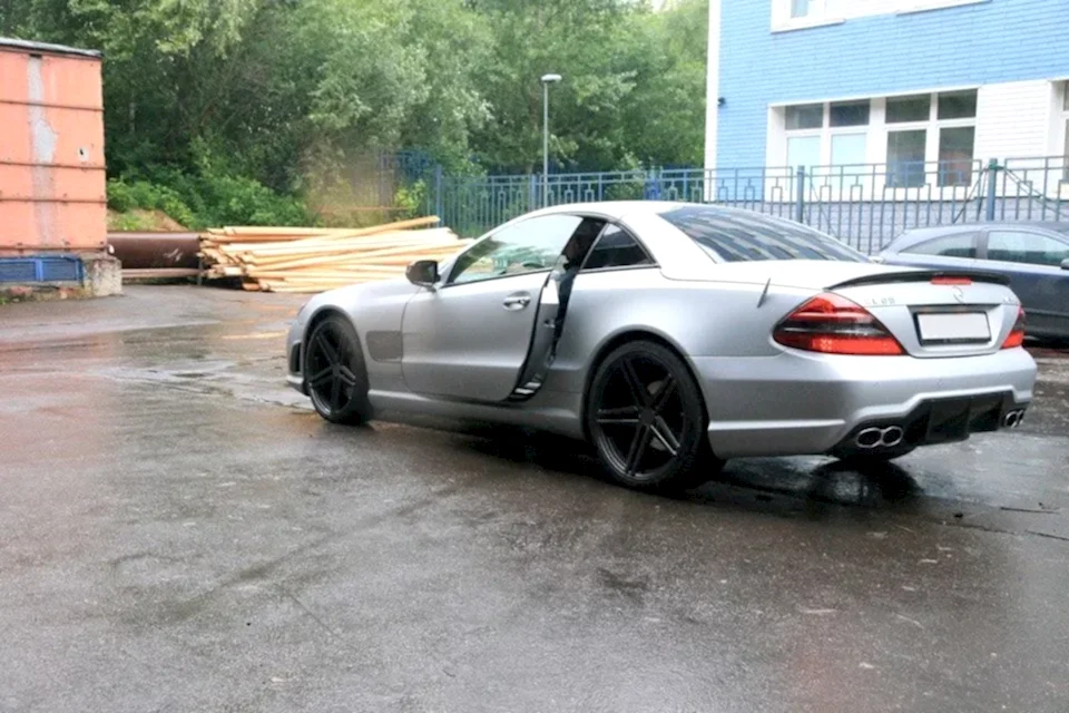 Покраска дисков для «Mercedes Benz SL65 AMG»