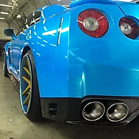 Покраска дисков для Nissan GT-R