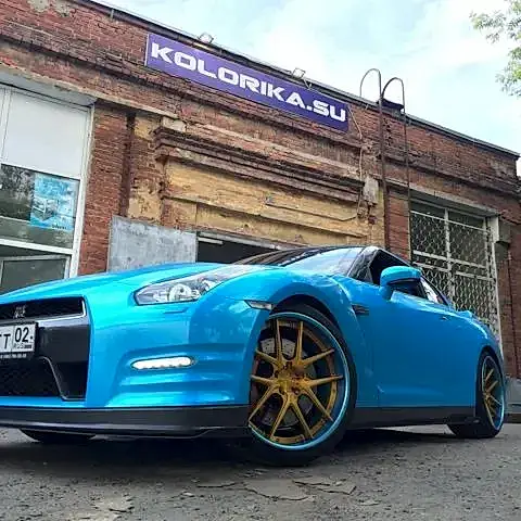 Покраска дисков для Nissan GT-R