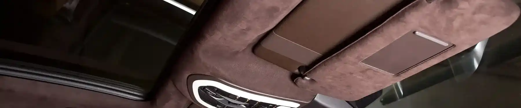 Перетяжка потолка в автомобиле