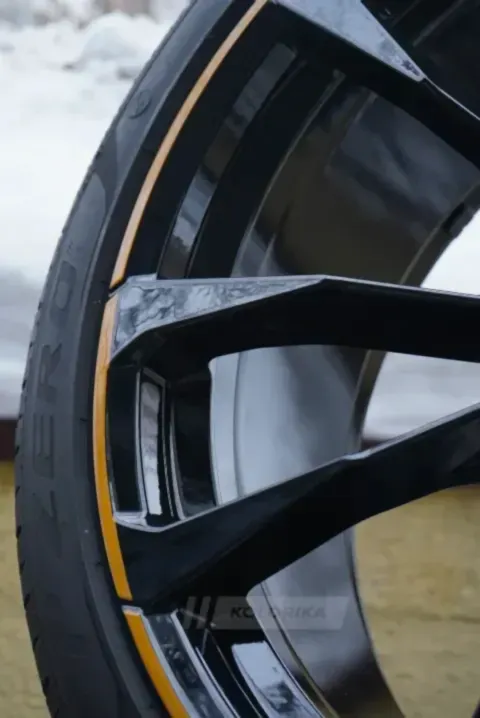 Покраска кованых дисков Lamborghini Urus в два цвета