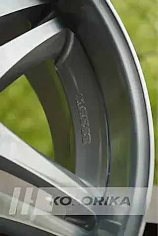 Покраска литых дисков Mercedes Brabus в серебро