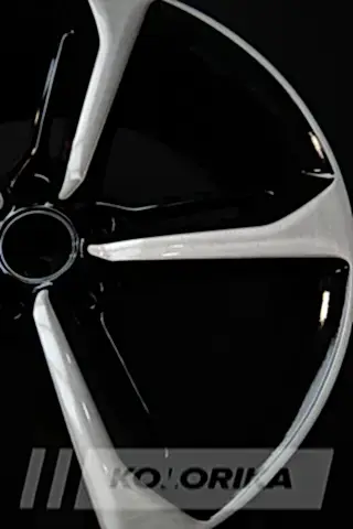 Покраска кованых дисков на Audi в чёрный цвет