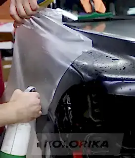 Оклейка антигравийной плёнкой