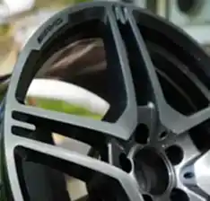 Покраска литых дисков на Mercedes в графит