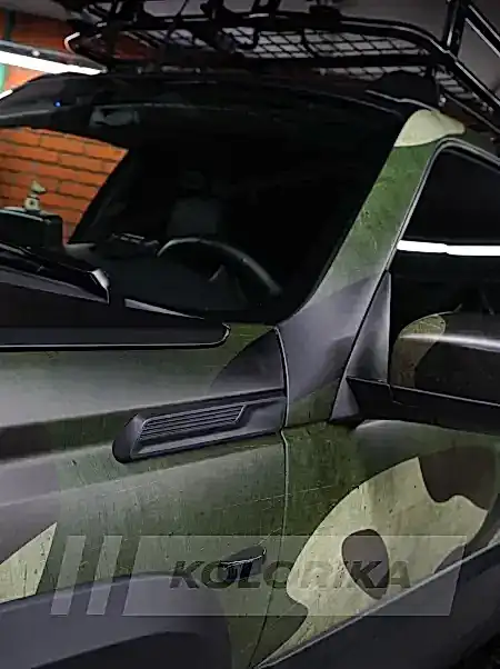 Оклейка камуфляжной плёнкой