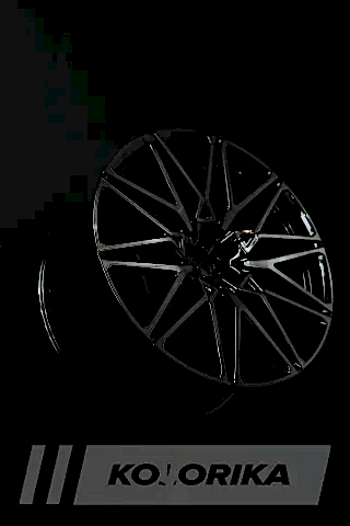 Покраска литых дисков BMW X6M в чёрный цвет
