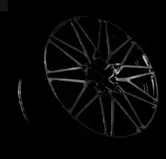 Покраска литых дисков BMW X6M в чёрный цвет