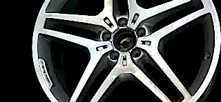 Покраска кованых дисков Mercedes в серебро