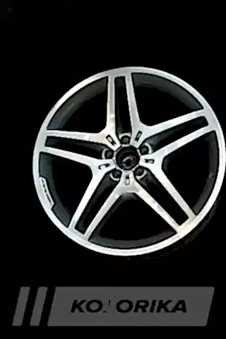 Покраска кованых дисков Mercedes в серебро