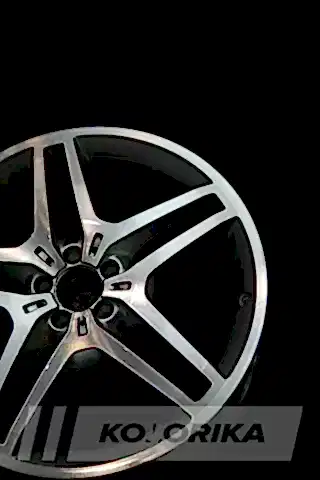 Покраска кованых дисков Mercedes в серебро