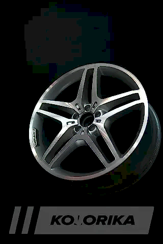 Покраска кованых дисков Mercedes в серебро
