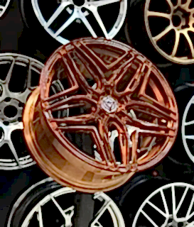 Покраска кованых дисков Audi RS5 в два цвета!