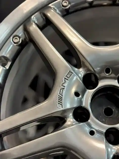 Покраска литых дисков Mercedes SL