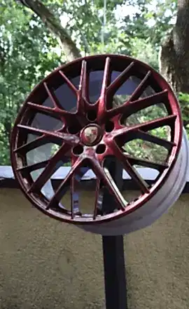 Покраска кованых дисков